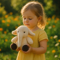 Soft Plush Elephant Toy Pendant for Holidays and Celebrations