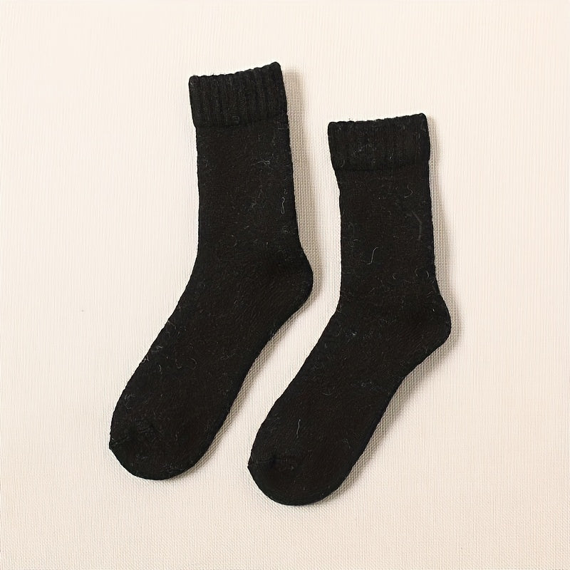 Men's Winter Thick Wool Socks Warm Plus Velvet Socks