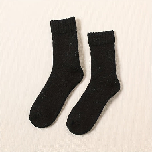 Men's Winter Thick Wool Socks Warm Plus Velvet Socks