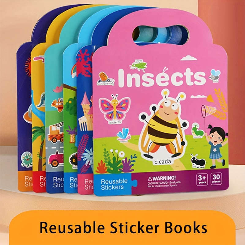 Reusable Sticker Book Educational Toys