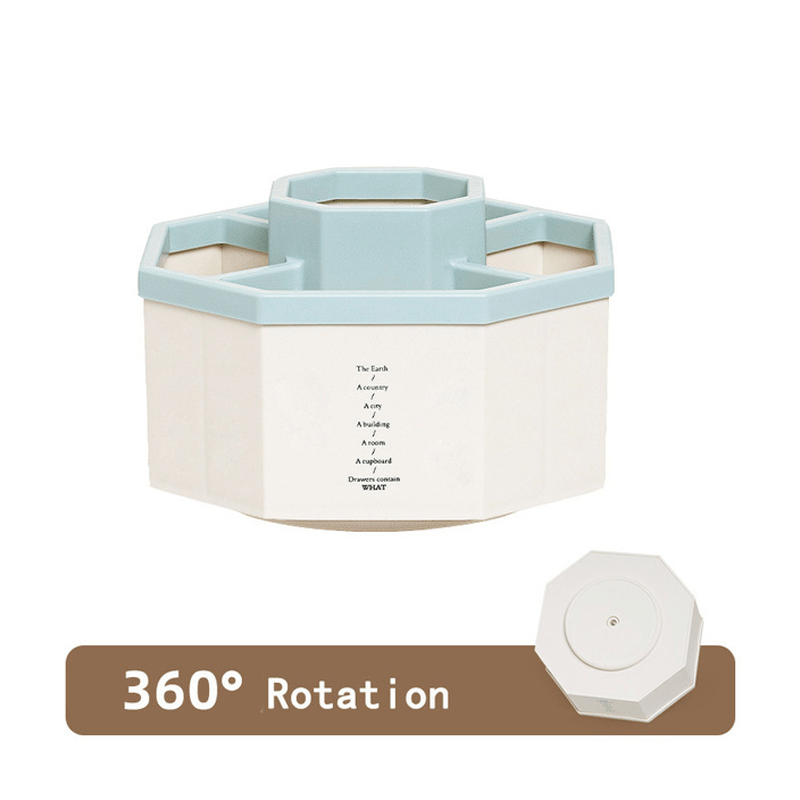 360 Rotating Pen Holder Large Capacity Pencil Storage Box