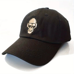 Skull Embroidery Baseball Cap Hip hop Sunshade