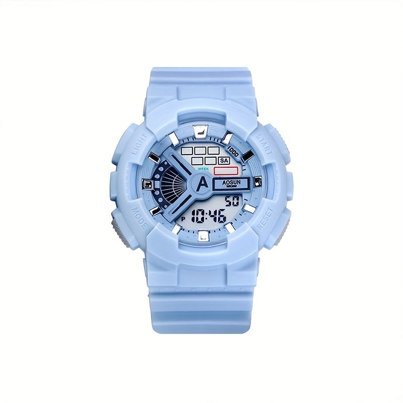 Stylist Electronic Watch With Silicone Band