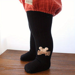 Soft Knitted Pantyhose for Toddler Girls