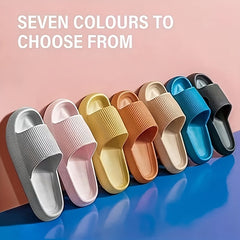 Women's Soft Open Toe Pillow Slides Indoor/Outdoor Non Slip Shoes