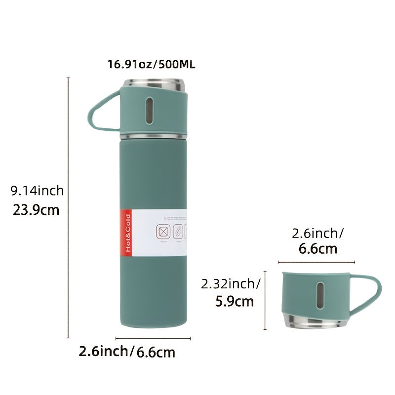 500ml Double Wall Vacuum Stainless Steel Coffee Mug - Keep Beverages Hot/Cold
