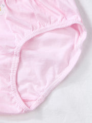 Girls Mini Cartoon Animal Graphic Shortie Brief Soft Cotton Underwear