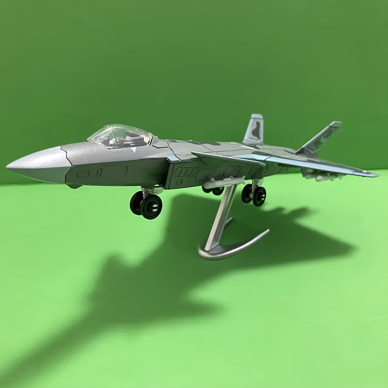 F-20 Fighter Jet Model Self Assembly Kit Desk Decor Realistic Easy to Assemble