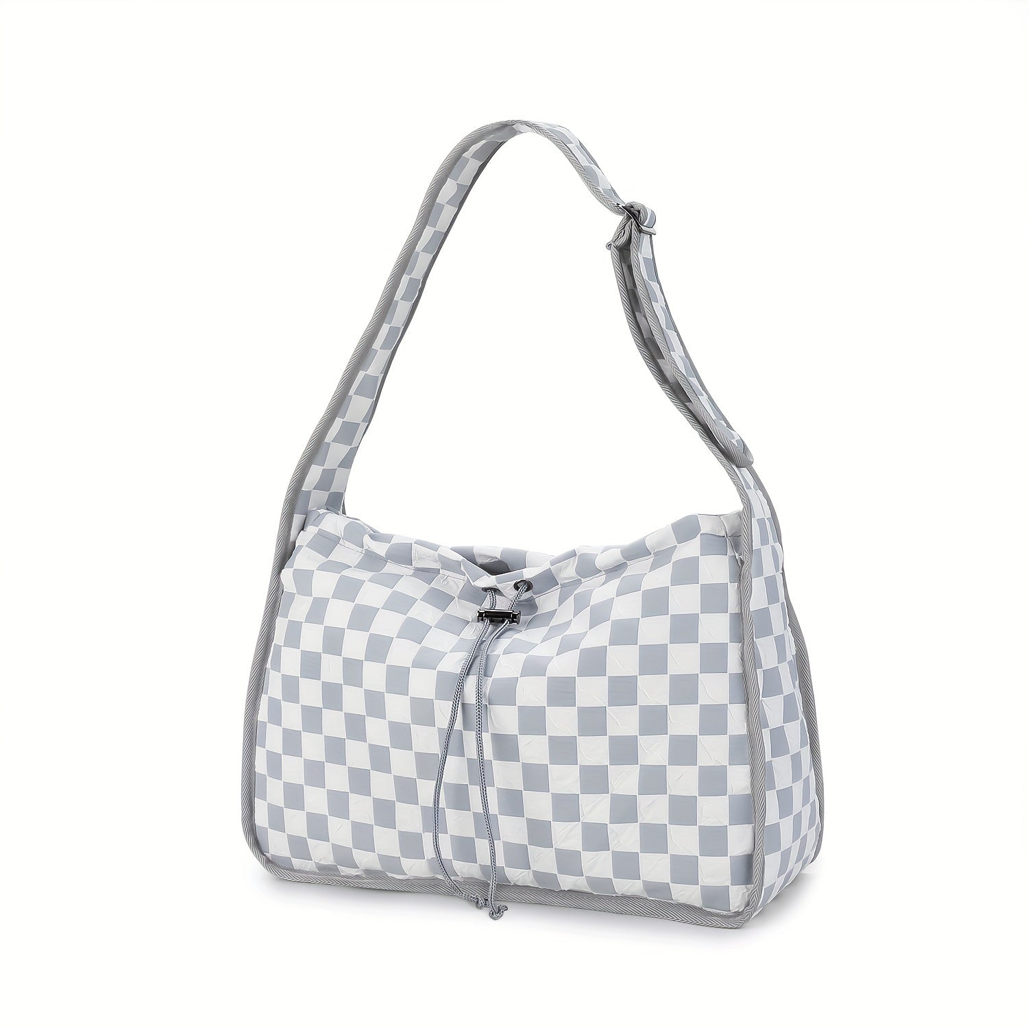 Waterproof Nylon Diaper Bag Plaid Large Capacity Mommy Bag