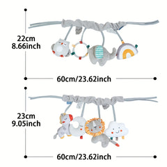 Baby Cartoon Car Pendant Soothing Cloth Toy Gift