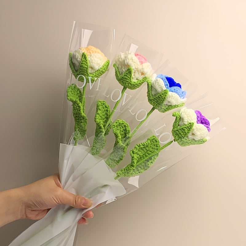 Handcrafted Crochet Rose Bouquet for Mother's & Birthday