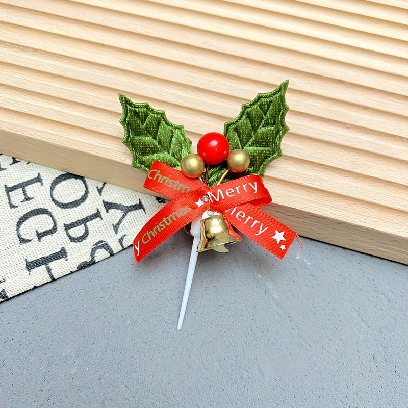 Christmas Cake Insert Party Decoration Cupcake Decoration