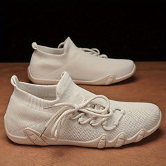 Men's Knitted Lightweight Slip On Casual Shoes Breathable Sock Shoes