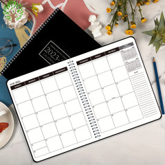 Trees Monthly Calendar Planner Spiral 24 Months July-June Time Management