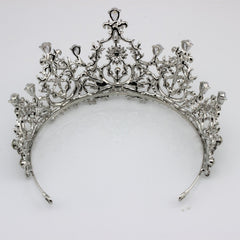 Girls Zircon Crown Rhinestone Hair Accessories for Party Wedding