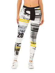 High Waist Sexy Printing Slim Leggings for Women