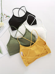 4pcs Teens Sports Bra No Steel Ring Soft Bralette