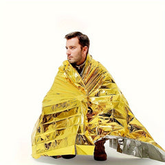 Portable Thermal Blanket for Outdoor First Aid