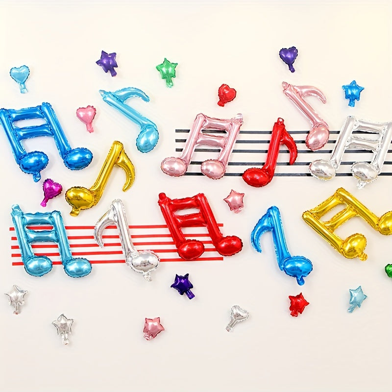 Music Party Balloon Decoration Eight Note Wedding Birthday Props