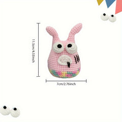Crochet Beginners Kit with English Manual - DIY Cartoon Doll Yarn Set