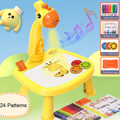 Projection Drawing Desk Toy Set For Kids