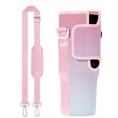 Water Bottle Cover Insulator Sleeve with Strap for Outdoor Sports