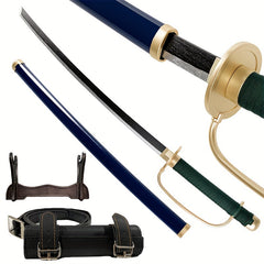 Wooden Samurai Katana Sword with Display Stand