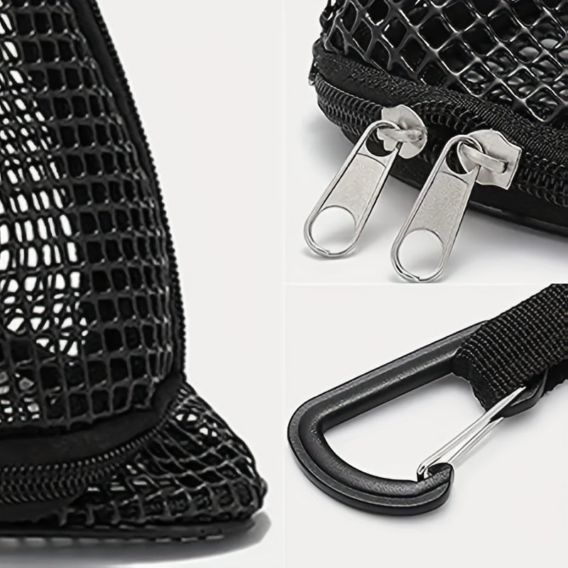 Durable Triangle Hanging Bag Mesh Hanging Basket Net