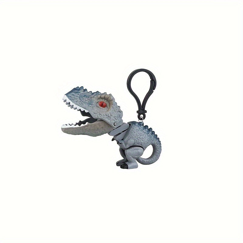 Dinosaur Retractable Spring Clip Toy Keychain