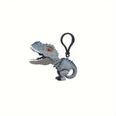Dinosaur Retractable Spring Clip Toy Keychain