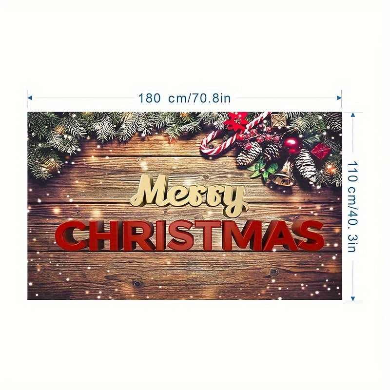Santa Claus Snowman Xmas Photography Background Merry Christmas Party Backdrop
