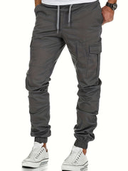 Men's Cargo Pants Relaxed Fit Drawstring Jogger