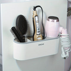 Hair Dryer Holder Bathroom Organizer Inside Cabinet Door Hot Tool Holder
