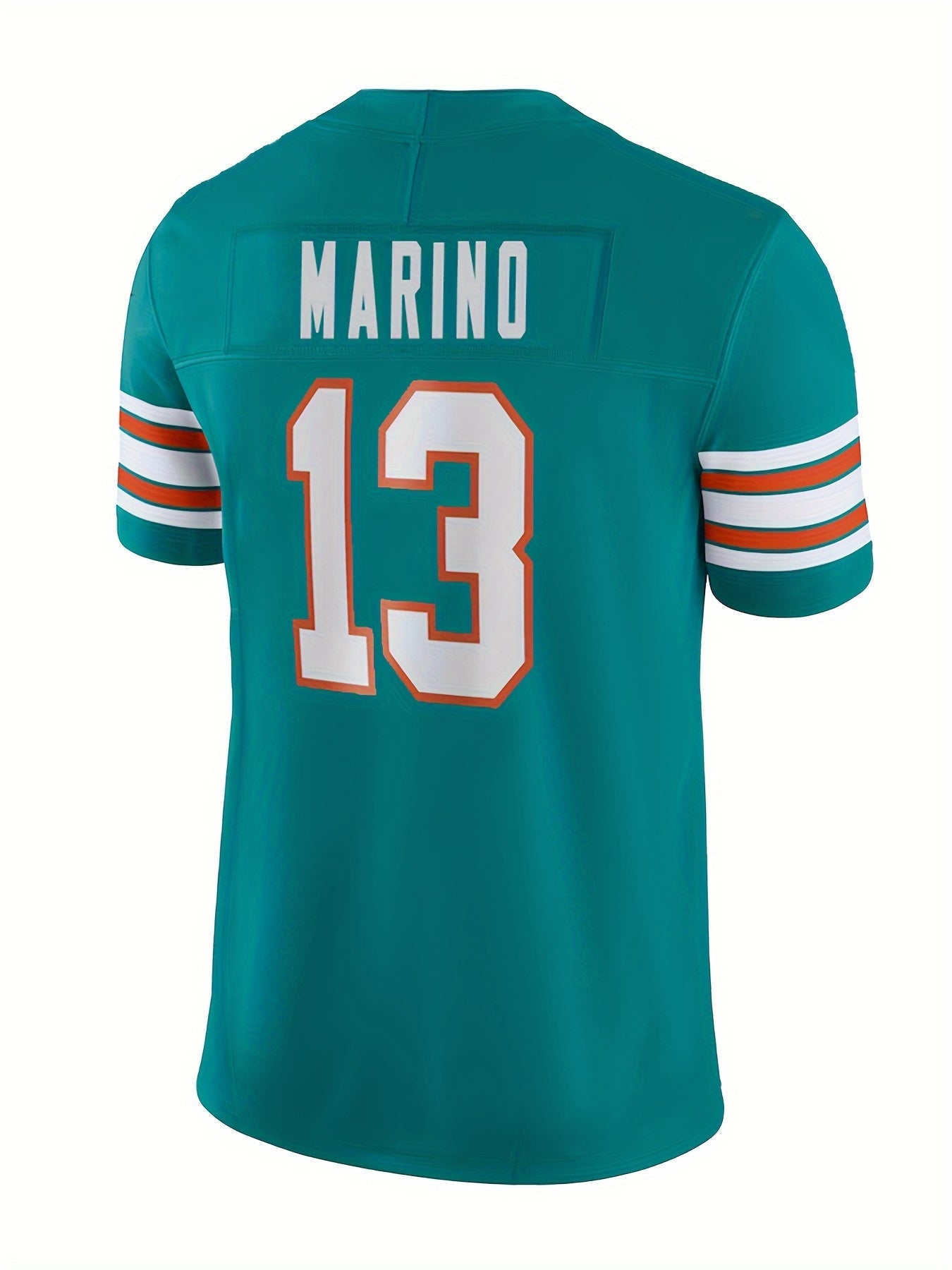Men's 13 Football Jersey V-Neck Short Sleeve Embroidered Sweatshirt