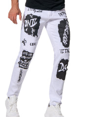 Slim Fit Jeans Men's Casual Street Style Denim Pants
