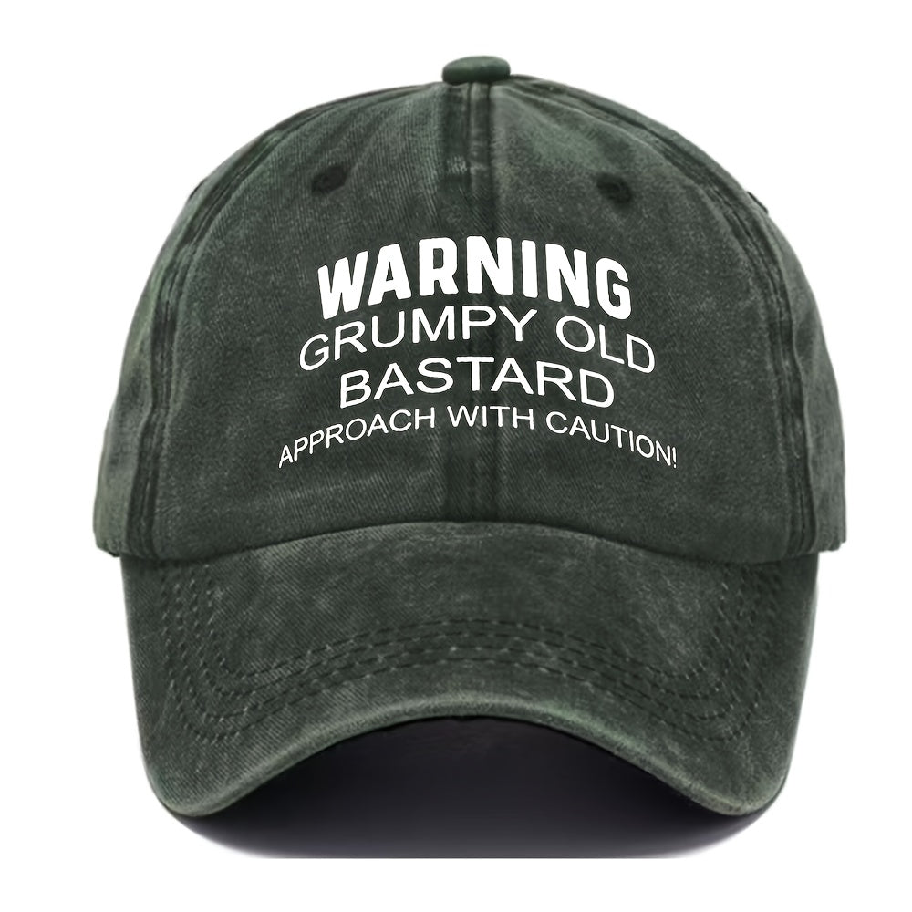 Washed Cotton Baseball Cap Adjustable Six Colors