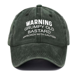 Washed Cotton Baseball Cap Adjustable Six Colors