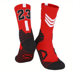 Men's Cushioned Sport Socks Basketball Compression Athletic Socks