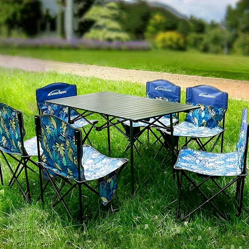 Outdoor Folding Table And Chair Set Portable Camping Furniture