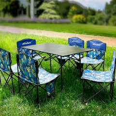 Outdoor Folding Table And Chair Set Portable Camping Furniture