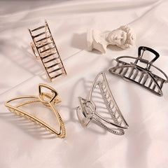 Large Hair Grip Semi Circle Hair Clip for Women Girls Outdoor Decors