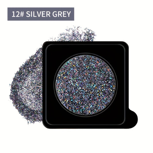 Glitter Eyeshadow Powder Silvery Grey
