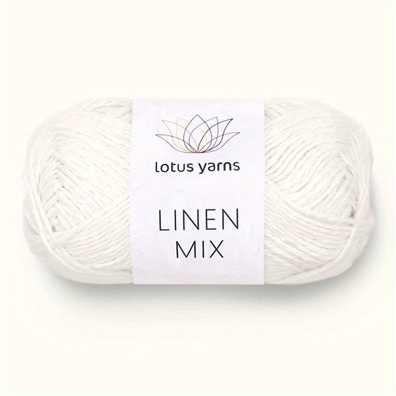 2pcs 393 Feet 50g Lotus Linen Mix Yarn Soft For DIY Hand Crochet/Knittin