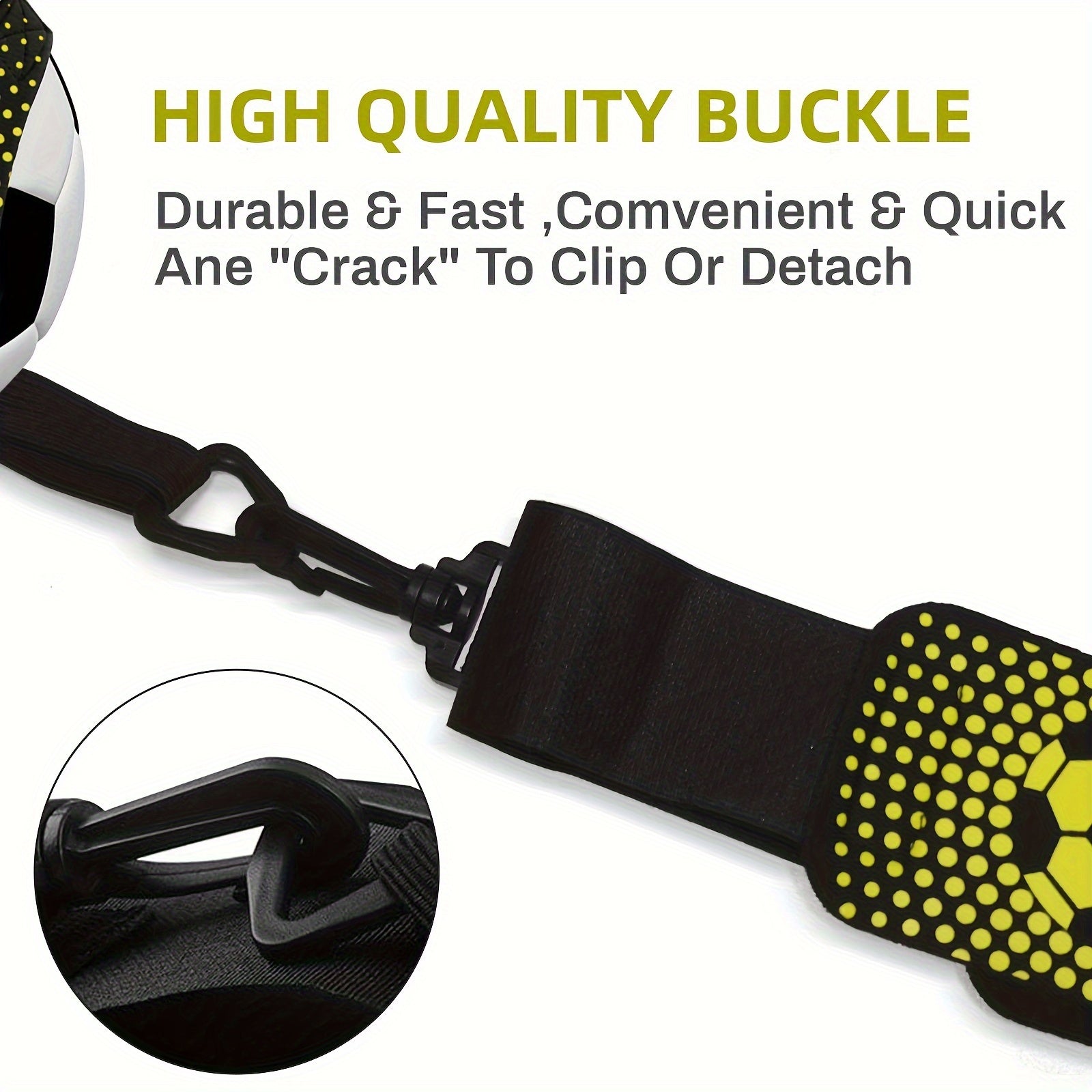 Adjustable Soccer Volleyball Rugby Trainer for Solo Practice Training Aid