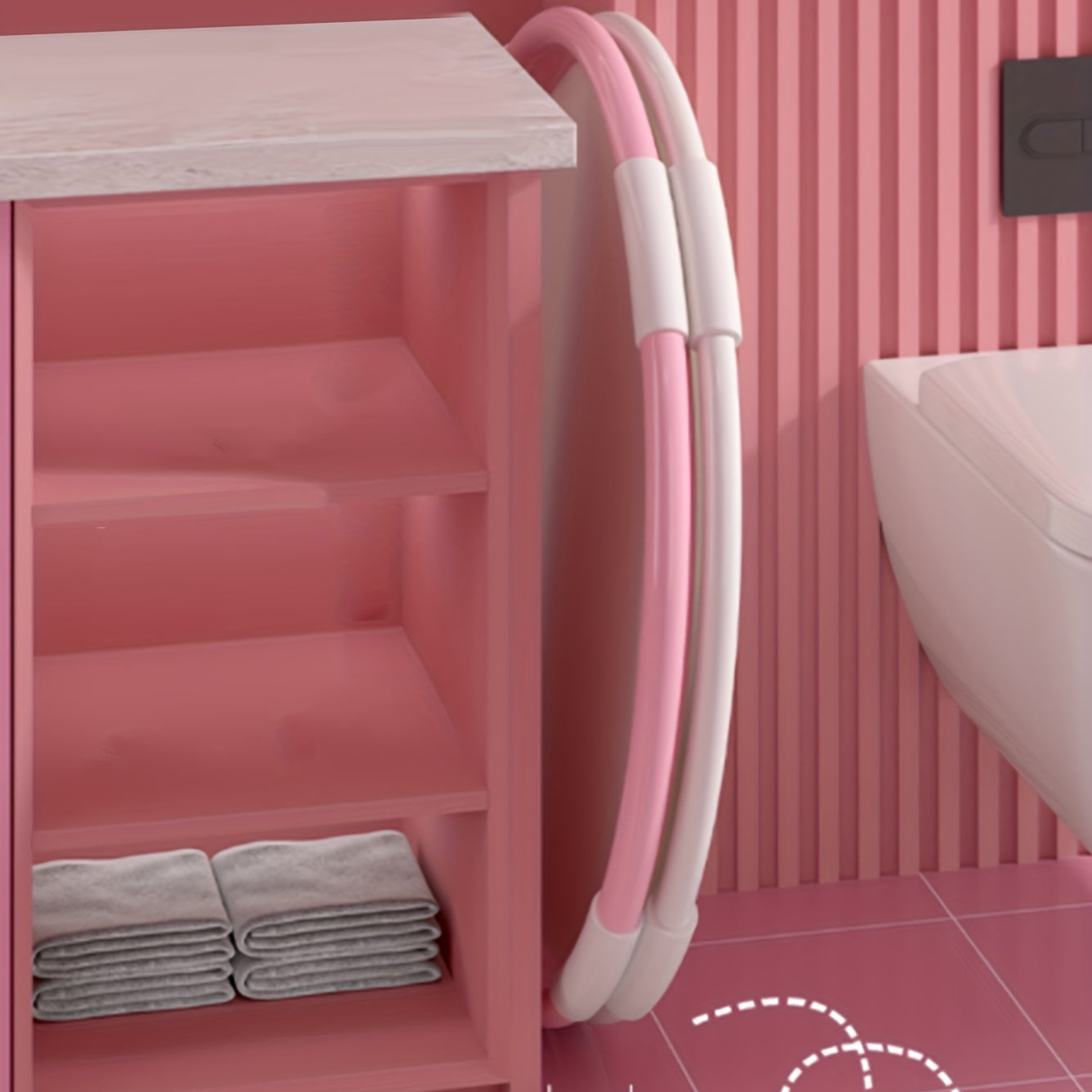 Foldable Bath Barrel for Baby and Adult, Home Use, Newborn to 3 Years Old