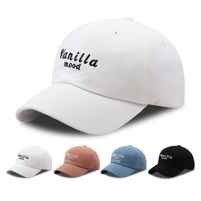 Vintage Embroidered Baseball Cap Sunshade Couple Casual Sport Cap