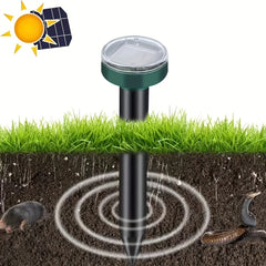 Solar Ultrasonic Mousetrap Snake Repellent Pest Control