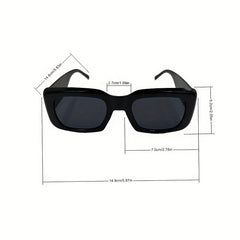 Y2K Square Sunglasses Hip-hop Anti Glare UV400