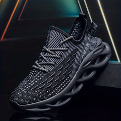 Men's Lightweight Lace Up Casual Shoes Breathable Comfortable Sneakers