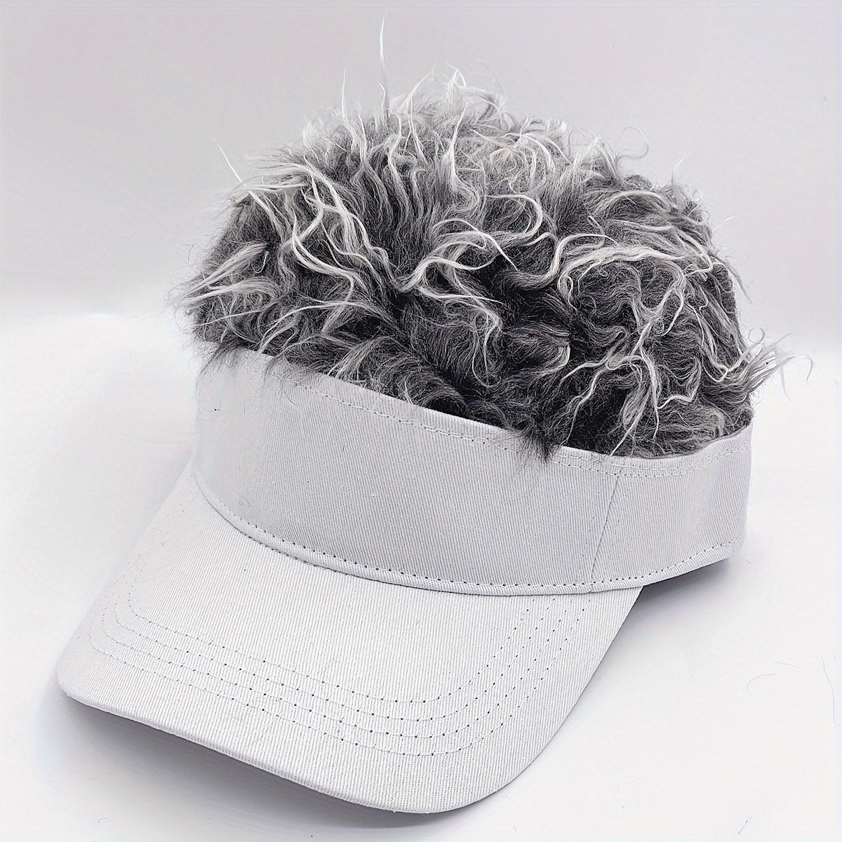Cotton Wig Hat Classic Solid Hair Baseball Cap Hip Hop Adjustable Visor Hats